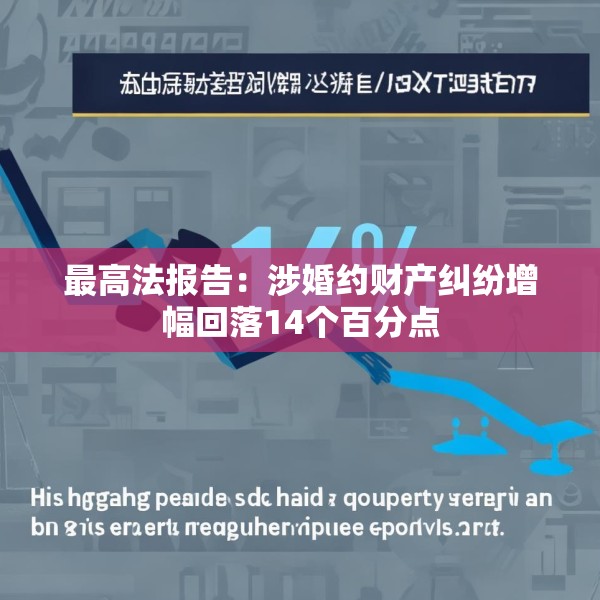 最高法报告：涉婚约财产纠纷增幅回落14个百分点
