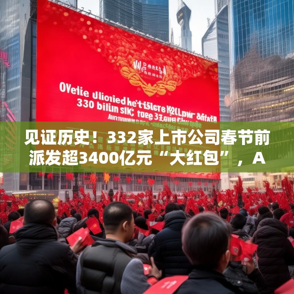 见证历史！332家上市公司春节前派发超3400亿元“大红包”，A股一年多次分红渐成常态