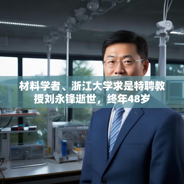 材料学者、浙江大学求是特聘教授刘永锋逝世，终年48岁