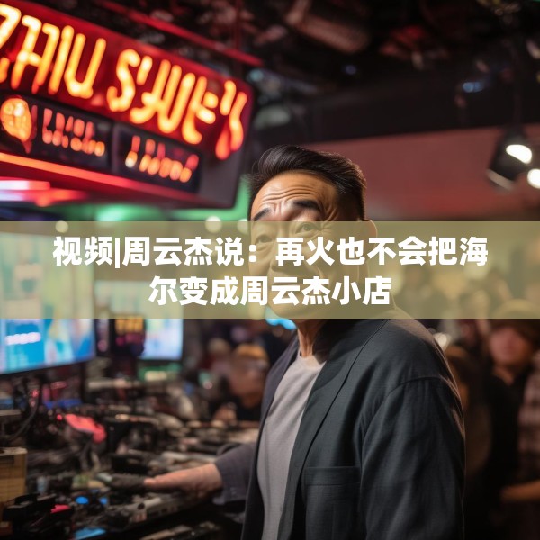 视频|周云杰说：再火也不会把海尔变成周云杰小店