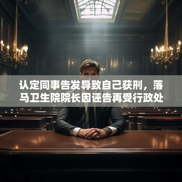 认定同事告发导致自己获刑，落马卫生院院长因诬告再受行政处罚
