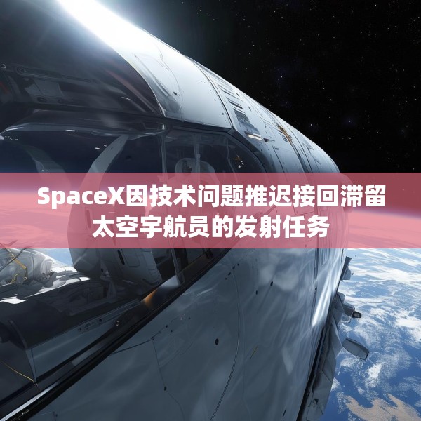 SpaceX因技术问题推迟接回滞留太空宇航员的发射任务