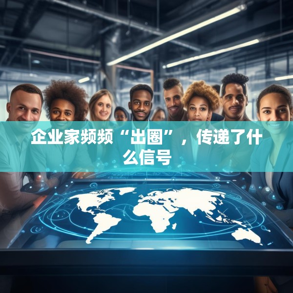 企业家频频“出圈”，传递了什么信号