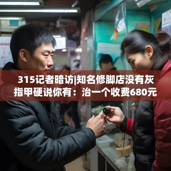 315记者暗访|知名修脚店没有灰指甲硬说你有：治一个收费680元 办卡打8.8折
