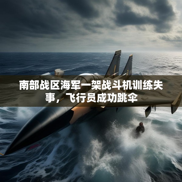 南部战区海军一架战斗机训练失事，飞行员成功跳伞
