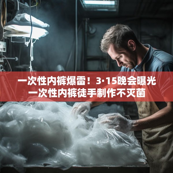一次性内裤爆雷！3·15晚会曝光一次性内裤徒手制作不灭菌