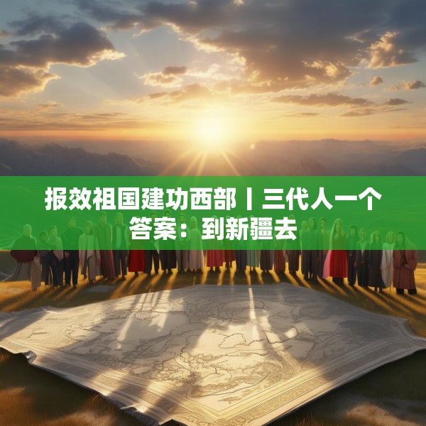 报效祖国建功西部丨三代人一个答案：到新疆去