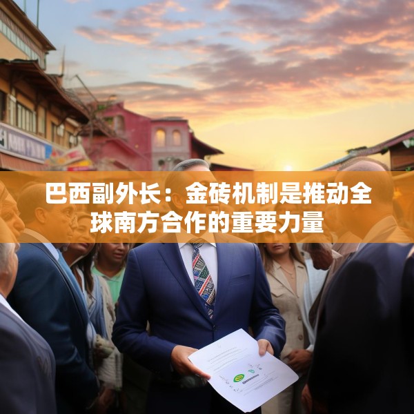 巴西副外长：金砖机制是推动全球南方合作的重要力量