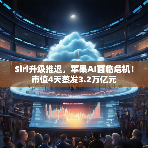 Siri升级推迟，苹果AI面临危机！市值4天蒸发3.2万亿元