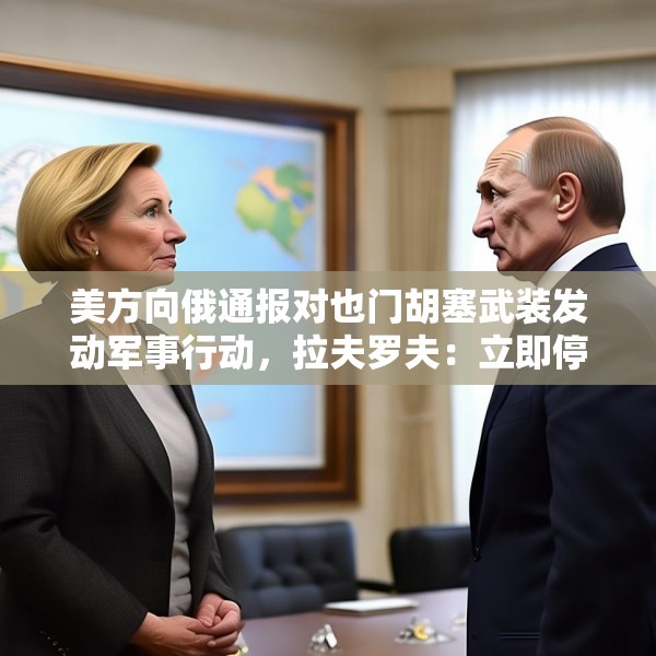 美方向俄通报对也门胡塞武装发动军事行动，拉夫罗夫：立即停止使用武力