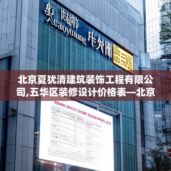 北京夏犹清建筑装饰工程有限公司,五华区装修设计价格表—北京夏犹清建筑装饰工程有限公司596.a472b473c476fgy.48376658