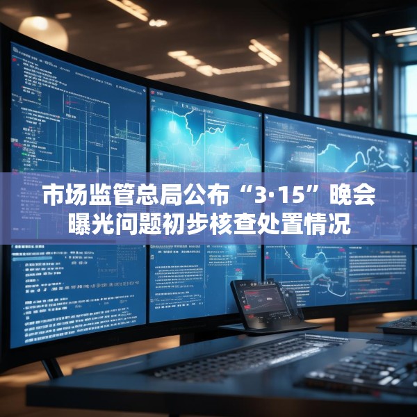 市场监管总局公布“3·15”晚会曝光问题初步核查处置情况