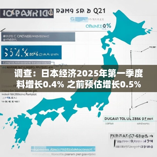 调查：日本经济2025年第一季度料增长0.4% 之前预估增长0.5%