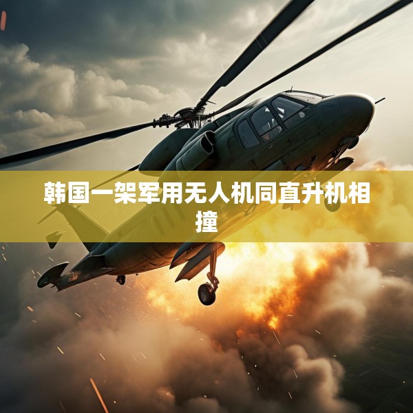 韩国一架军用无人机同直升机相撞
