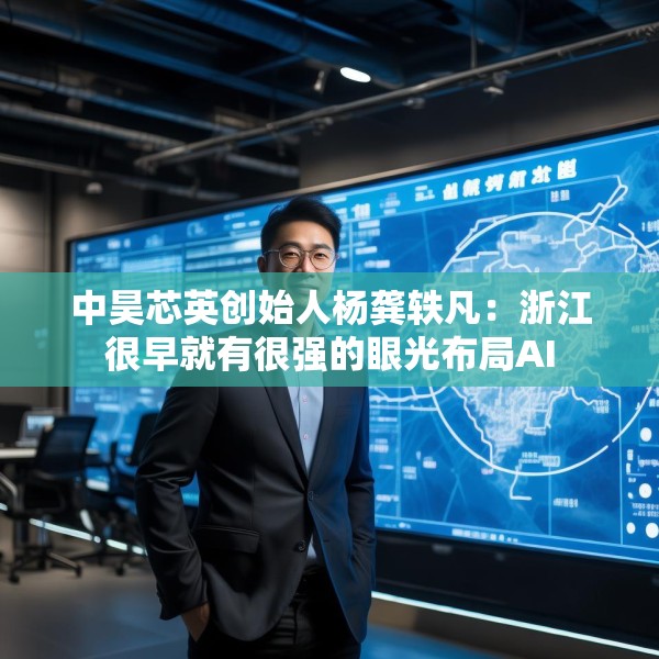 中昊芯英创始人杨龚轶凡：浙江很早就有很强的眼光布局AI