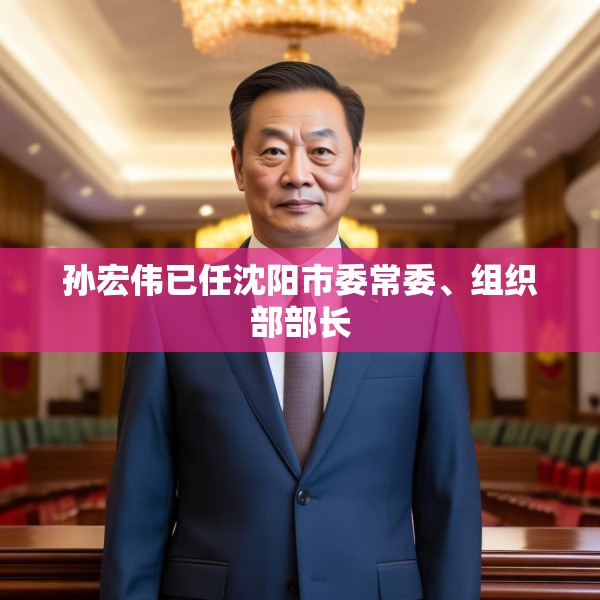 孙宏伟已任沈阳市委常委、组织部部长
