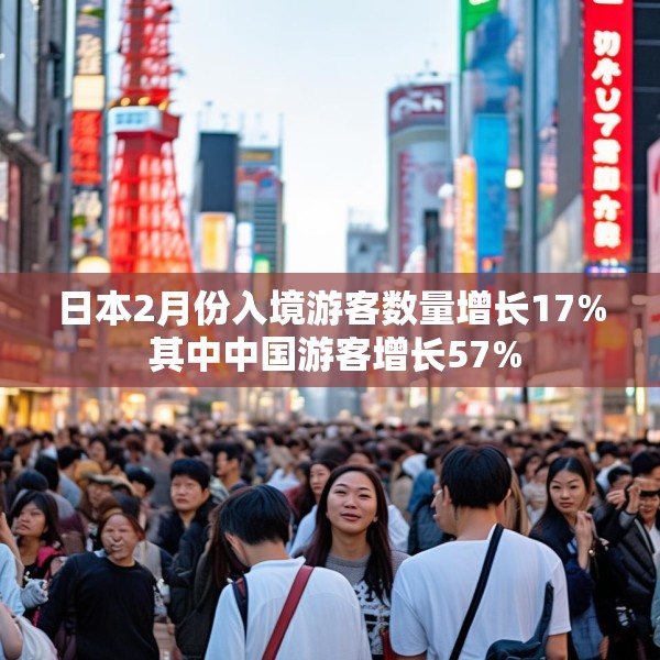 日本2月份入境游客数量增长17% 其中中国游客增长57%