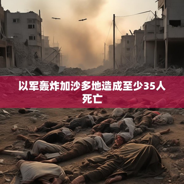 以军轰炸加沙多地造成至少35人死亡