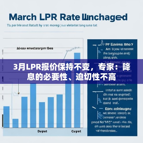3月LPR报价保持不变，专家：降息的必要性、迫切性不高