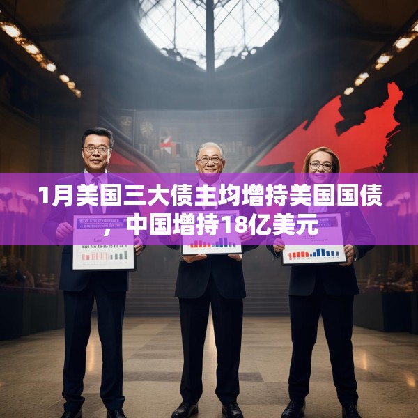 1月美国三大债主均增持美国国债，中国增持18亿美元