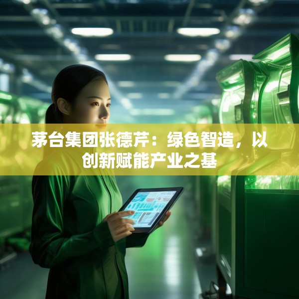 茅台集团张德芹：绿色智造，以创新赋能产业之基