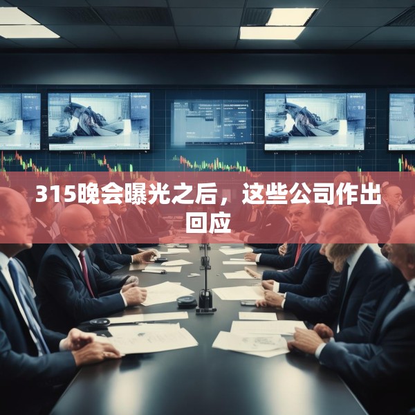 315晚会曝光之后，这些公司作出回应