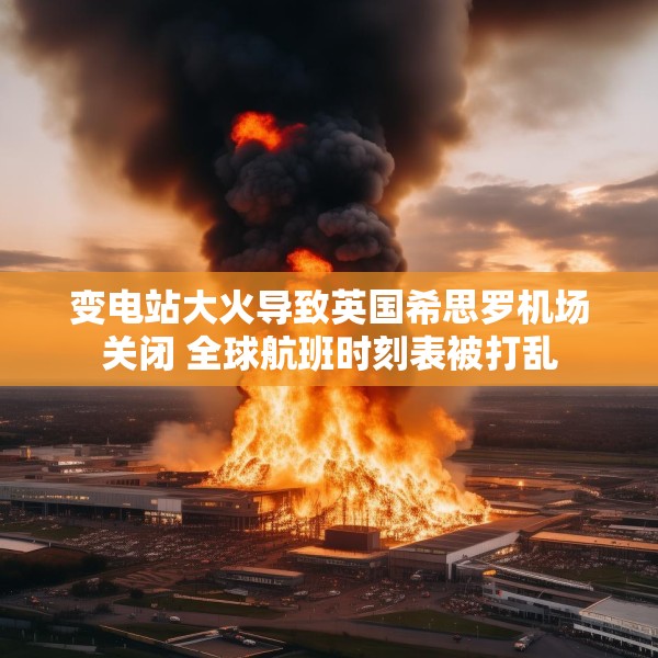 变电站大火导致英国希思罗机场关闭 全球航班时刻表被打乱
