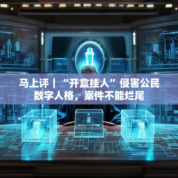 马上评｜“开盒挂人”侵害公民数字人格，案件不能烂尾