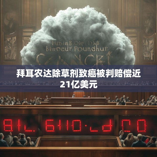 拜耳农达除草剂致癌被判赔偿近21亿美元