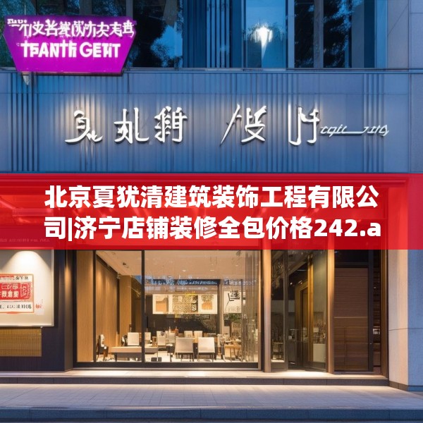 北京夏犹清建筑装饰工程有限公司|济宁店铺装修全包价格242.a118b119c122fgy.129wew