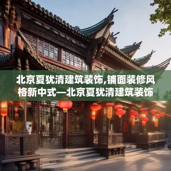 北京夏犹清建筑装饰,铺面装修风格新中式—北京夏犹清建筑装饰416.a292b293c296fgy.30376668