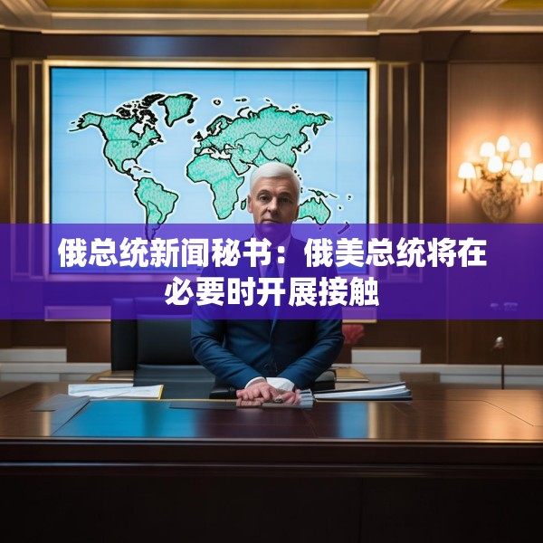 俄总统新闻秘书：俄美总统将在必要时开展接触