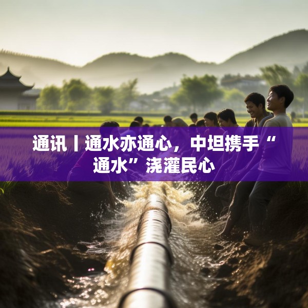 通讯丨通水亦通心，中坦携手“通水”浇灌民心