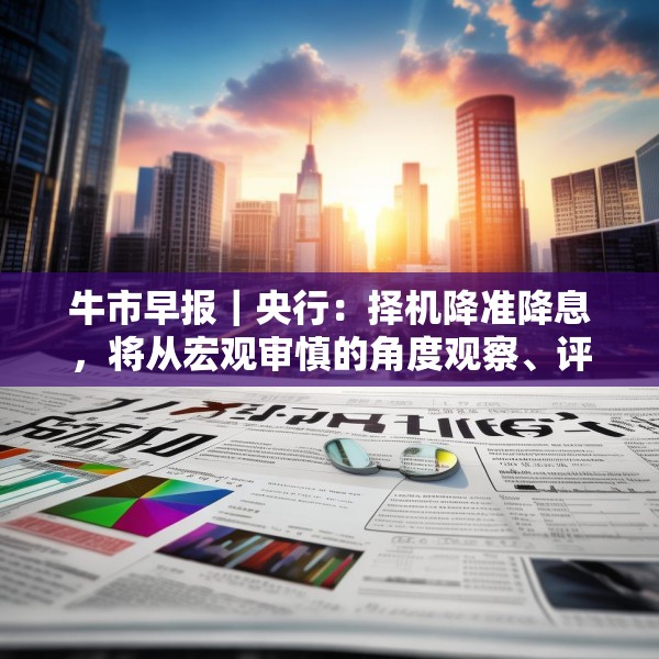 牛市早报｜央行：择机降准降息，将从宏观审慎的角度观察、评估债市运行情况