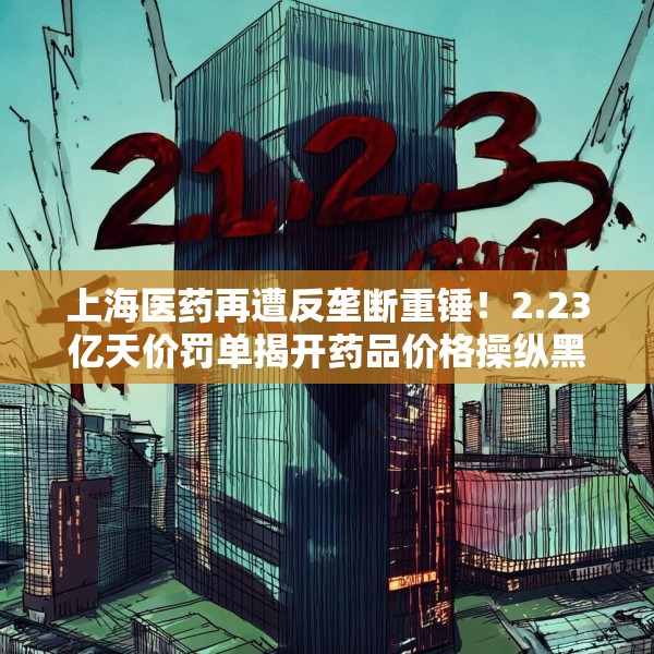 上海医药再遭反垄断重锤！2.23亿天价罚单揭开药品价格操纵黑幕