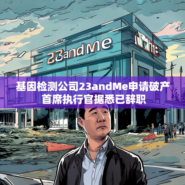 基因检测公司23andMe申请破产 首席执行官据悉已辞职