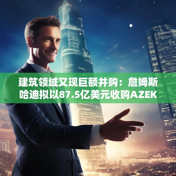 建筑领域又现巨额并购：詹姆斯哈迪拟以87.5亿美元收购AZEK