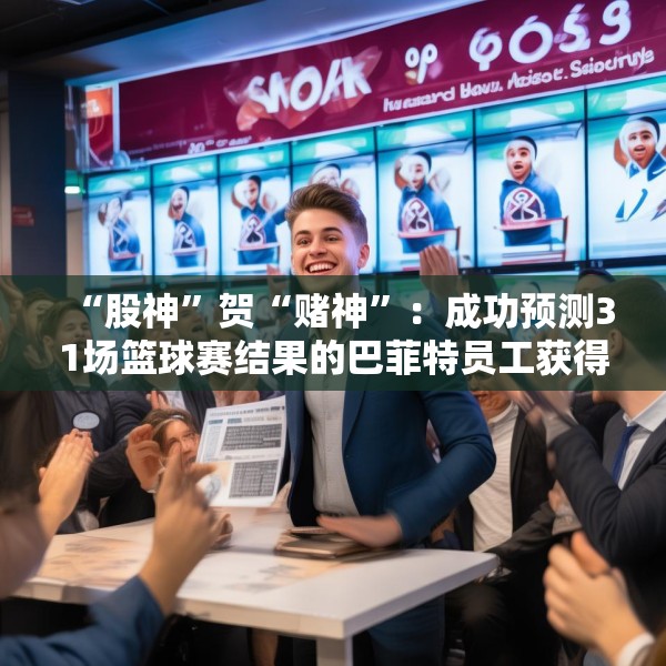 “股神”贺“赌神”：成功预测31场篮球赛结果的巴菲特员工获得百万美元大奖