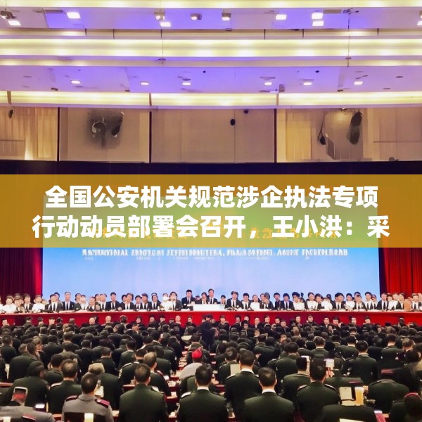 全国公安机关规范涉企执法专项行动动员部署会召开，王小洪：采取更具针对性、更有实效性的措施