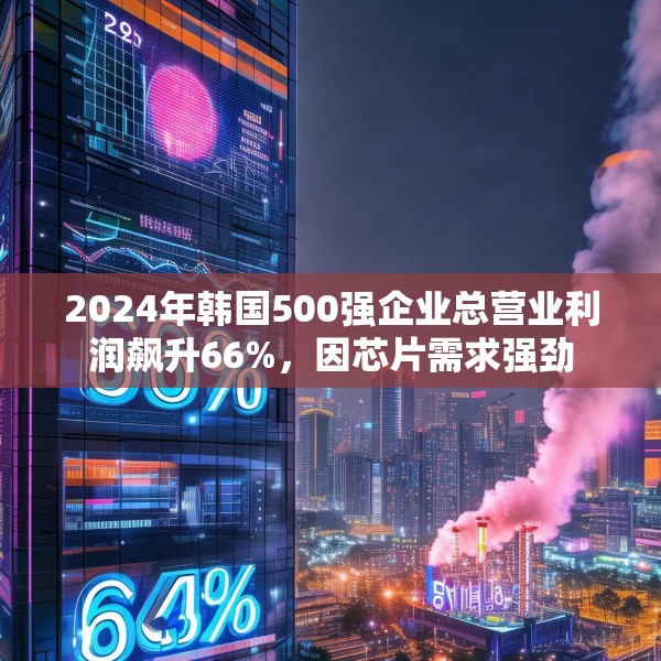 2024年韩国500强企业总营业利润飙升66%，因芯片需求强劲