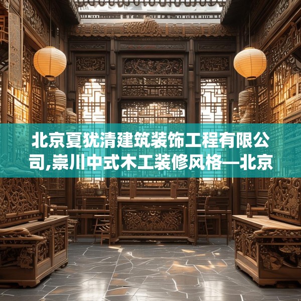 北京夏犹清建筑装饰工程有限公司,崇川中式木工装修风格—北京夏犹清建筑装饰工程有限公司340.a216b217c220fgy.227dewqe