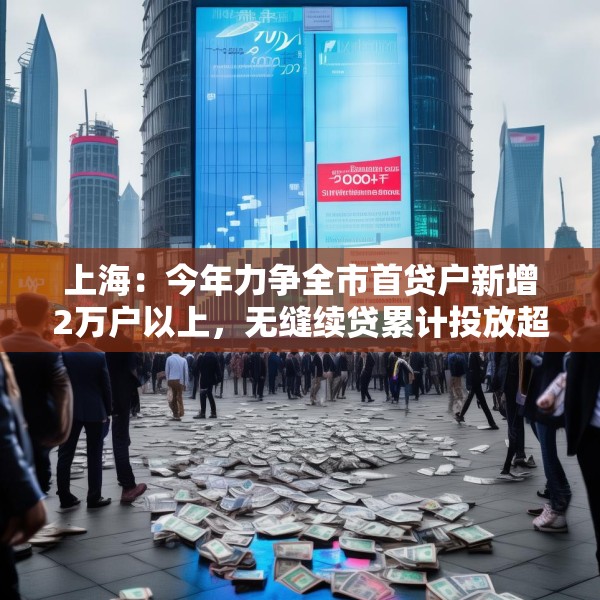 上海：今年力争全市首贷户新增2万户以上，无缝续贷累计投放超1万亿元