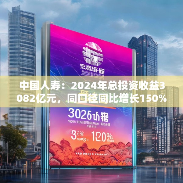 中国人寿：2024年总投资收益3082亿元，同口径同比增长150%