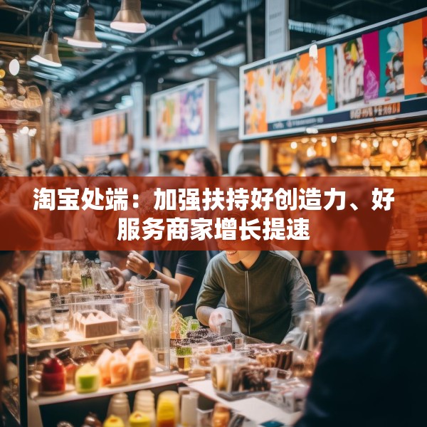 淘宝处端：加强扶持好创造力、好服务商家增长提速