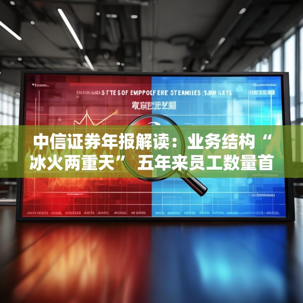 中信证券年报解读：业务结构“冰火两重天” 五年来员工数量首降