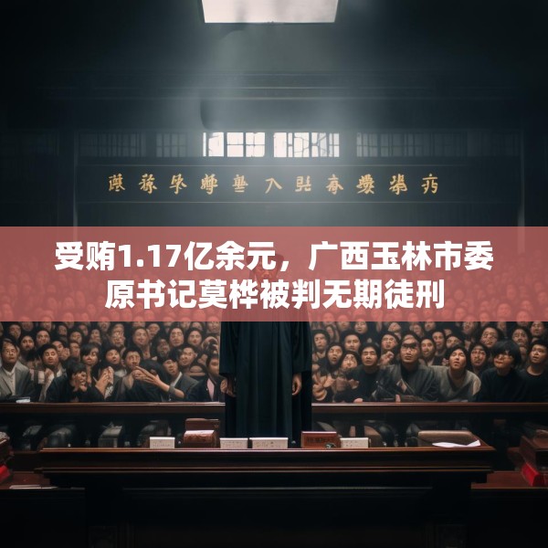 受贿1.17亿余元，广西玉林市委原书记莫桦被判无期徒刑