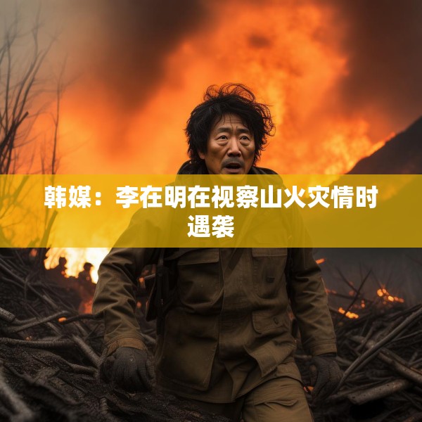 韩媒：李在明在视察山火灾情时遇袭