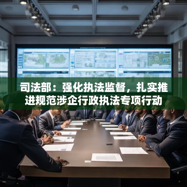 司法部：强化执法监督，扎实推进规范涉企行政执法专项行动