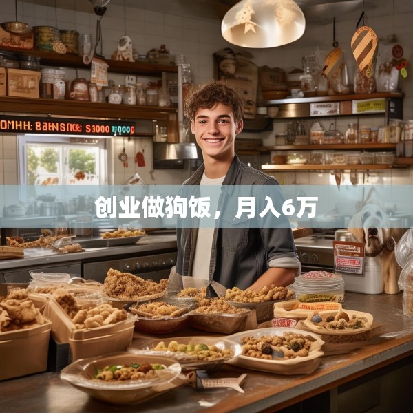 创业做狗饭，月入6万