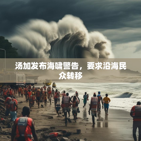 汤加发布海啸警告，要求沿海民众转移